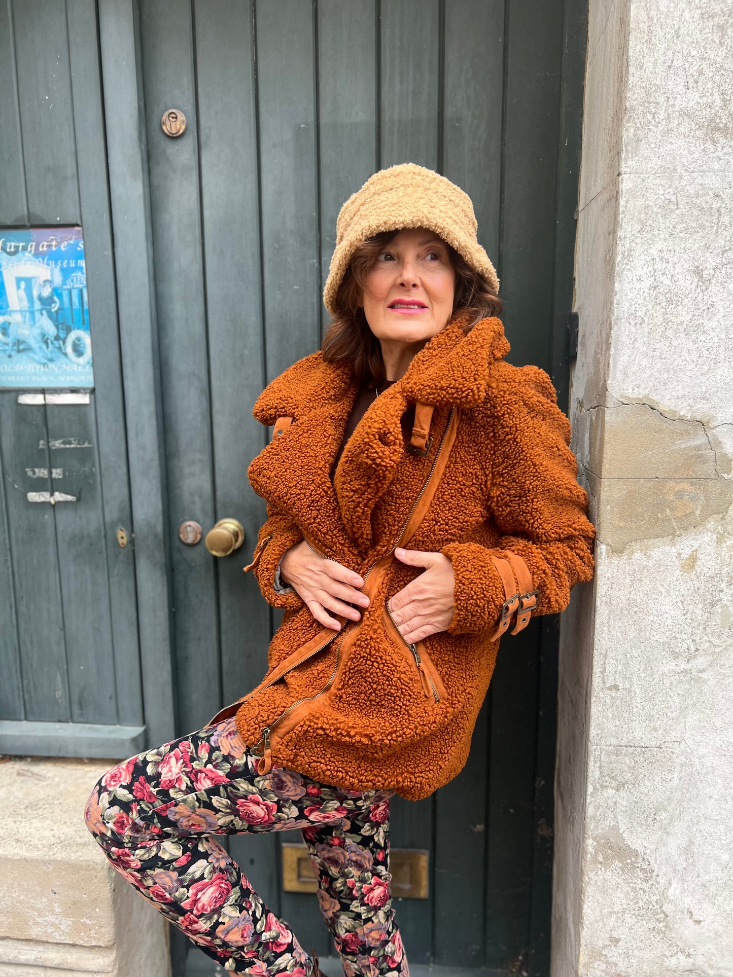 The Wanderer Set — Teddy Fleece Bucket Hat & Scarf
